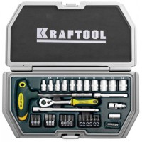 Набор Kraftool "INDUSTRY" слесарно-монтажный инструмент, 34 предмета