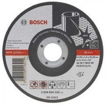 Отрезной круг прямой INOX Bosch Professional 150x1,6х22 мм
