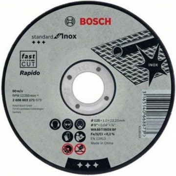 Отрезной круг Bosch Standard по нержавейке 115х1.6 мм