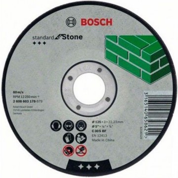 Отрезной круг Bosch Standard по камню 230х3 мм прямой