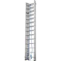 Трехсекционная лестница с тросовой тягой Новая Высота NV 500 3х16