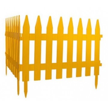 Забор декоративный "Классический" желтый
