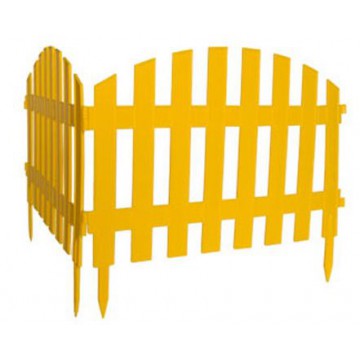 Забор декоративный "Ампир" желтый