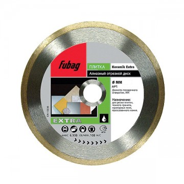 Алмазный диск Fubag keramik extra 180х30/25,4