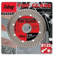 Алмазный диск Fubag top glass 125х22,2