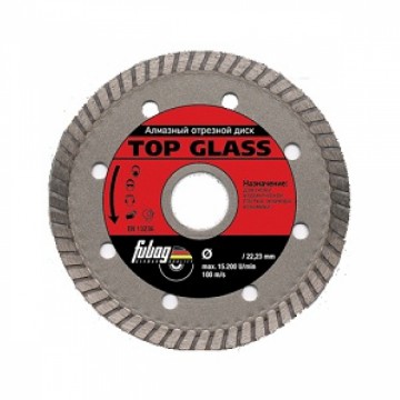 Алмазный диск Fubag top glass 250х30/25.4