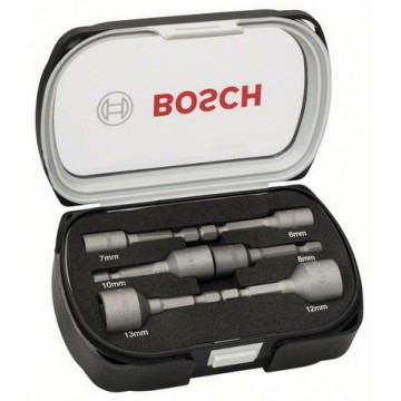 Набор торцовых ключей 6-13 мм Bosch с хвостовиком 1/4" HEX