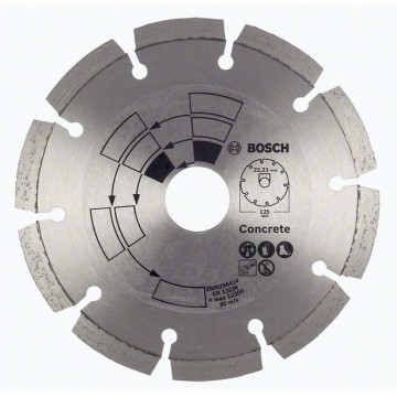 Алмазный отрезной круг по бетону BOSCH 115 мм