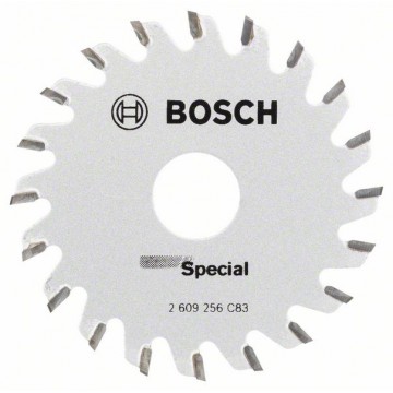 Пильный диск для погружных и ручных циркулярных пил BOSCH Special 65×15×20