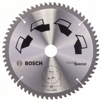 Пильный диск BOSCH SPECIAL 250×30 мм, зубьев 64