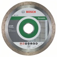 Алмазный отрезной круг BOSCH Standard for Ceramic 125-22,23 мм, 10 шт.