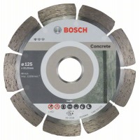 Алмазный отрезной круг BOSCH Standard for Concrete 125-22,23 мм, 10 шт.