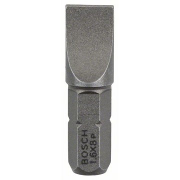 Насадка-бита BOSCH Extra Hart S 1,6×8,0, 25 мм, 3 шт.