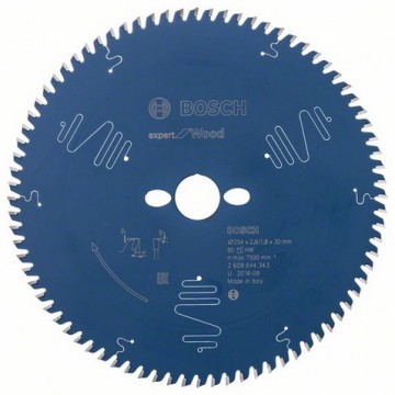 Пильный диск BOSCH Expert for Wood 254×30-80T