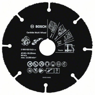Твердосплавный отрезной круг BOSCH Multi Wheel 125×1 мм