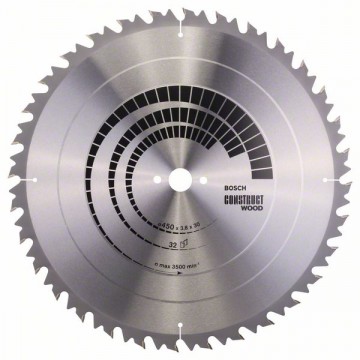 Пильный диск BOSCH Construct Wood 450×30 мм, зубьев 32