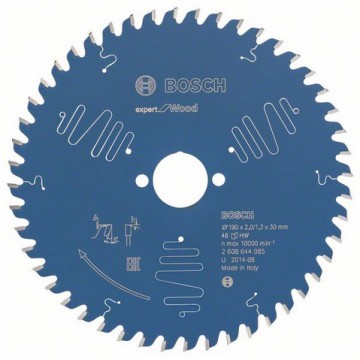 Пильный диск BOSCH Expert for Wood 190×30×2,0-48Т
