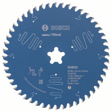 Пильный диск BOSCH Expert for Wood 190×2,4-48Т отверстие Звезда