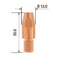 Контактный наконечник Fubag M10×35 мм CuCrZr 1,4 мм