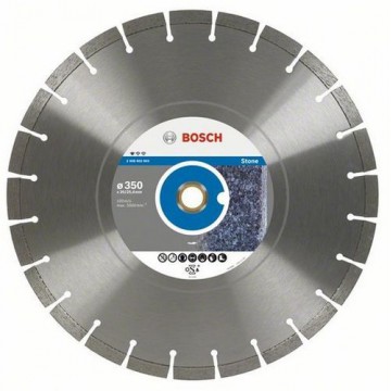 Алмазный отрезной круг по камню и граниту Bosch d350х20/25,40* мм