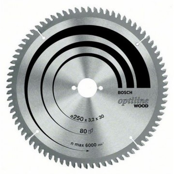 Циркулярный диск BOSCH 60 OPTILINE 254х30 мм
