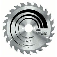 Циркулярный диск BOSCH 60 OPTILINE 190х30 мм