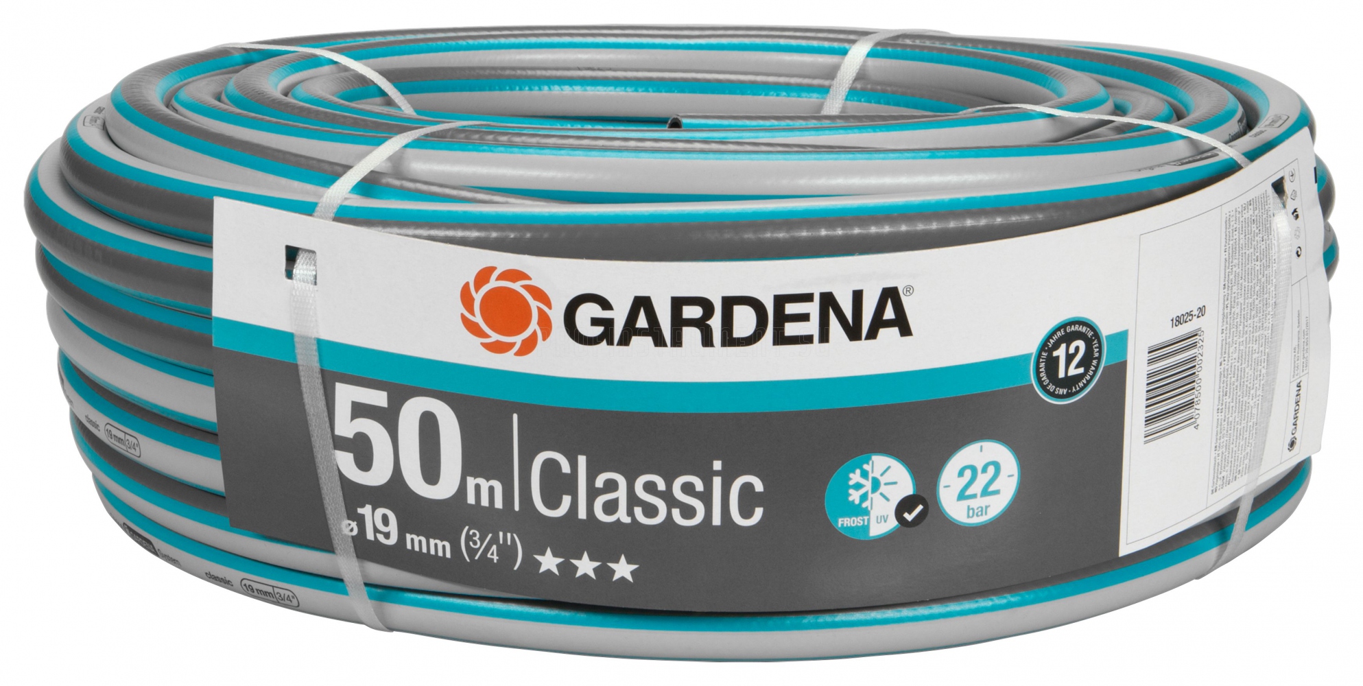 Шланг GARDENA Classic 3/4 х 50м [18025-20.000.00] — цена, описание .
