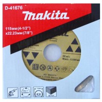Диск алмазный сегментный 115х22,2 мм Economy Makita D-41676