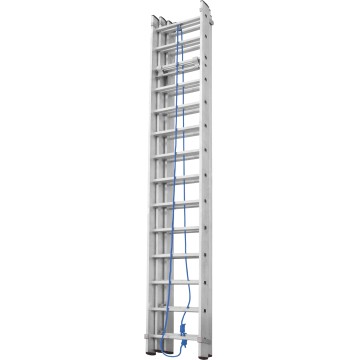 Трехсекционная лестница с тросовой тягой Новая Высота NV 500 3х14