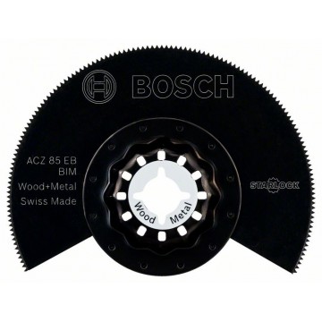 Сегментированный пильный диск BOSCH Starlock BIM ACZ 85 EB Wood and Metal