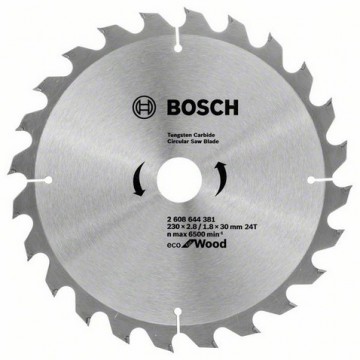 Пильный диск BOSCH Eco for Wood 230×30-24Т