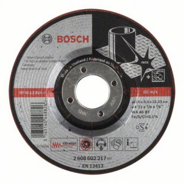 Полугибкий обдирочный круг BOSCH Vibration Control 115×3 мм