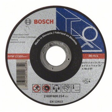 Отрезной круг BOSCH Expert for Metal, прямой 115×1,6 мм