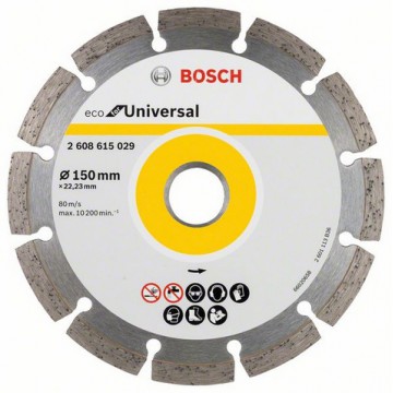 Алмазный отрезной круг BOSCH ECO for Universal 150×22,23 мм