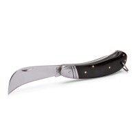 Нож монтерский складной КВТ НМ-06 большой с изогнутым лезвием