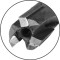 Фреза концевая с цилиндрическим хвостовиком, оснащенная прямыми пластинами из твердого сплава ВК 8, Т5К10, Т15К6
