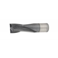 Фреза шпоночная с цилиндрическим хвостовиком, цельная твердосплавная, сталь ВК8, ГОСТ 16463-80