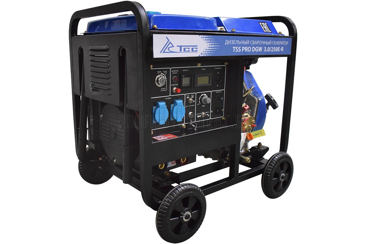 Дизельный сварочный генератор TSS PRO DGW 3.0/250E-R [022833] — цена .