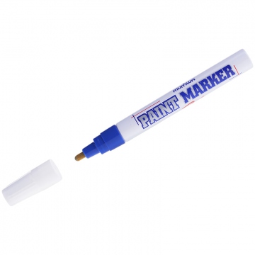 Маркер-краска MunHwa синяя 4мм нитро-основа