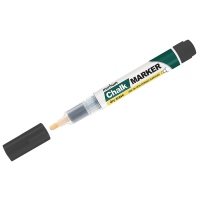 Маркер меловой MunHwa "Chalk Marker" черный 3мм спиртовая основа, пакет