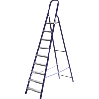 Лестница-стремянка СИБИН стальная, 9 ступеней, 187 см