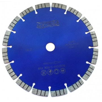 Алмазный турбо-сегментный диск Messer FB/Z, 500 мм