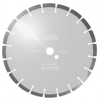 Алмазный сегментированный диск Messer FB/M, 400х20 мм