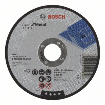 Отрезной круг Bosch Professional по металлу 125х2,5х22 мм