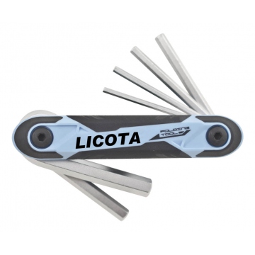 Набор ключей LICOTA 6 гранных складных 6 пр 2.5-8 мм