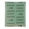 Шлифлист на бумажной основе, P 1500, 230 х 280 мм, 1 шт, влагостойкий Сибртех