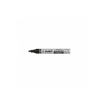 Маркер-краска Зубр МК-750 черный круглый наконечник 4 мм