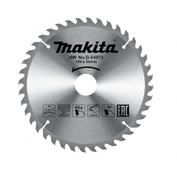 Пильный диск для дерева Makita Economy, 190 мм D-64973