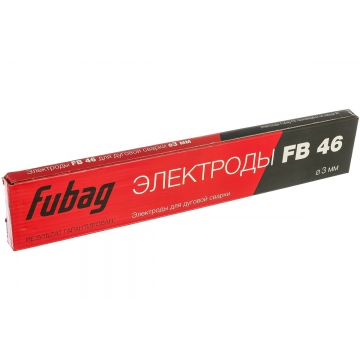 Электрод сварочный с рутилово-целлюлозным покрытием FUBAG FB 46 D3,0 мм (пачка 0,9 кг)