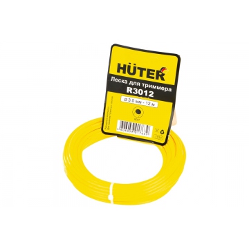 Леска Huter R3012 (круг) 3.0 мм, 12 м